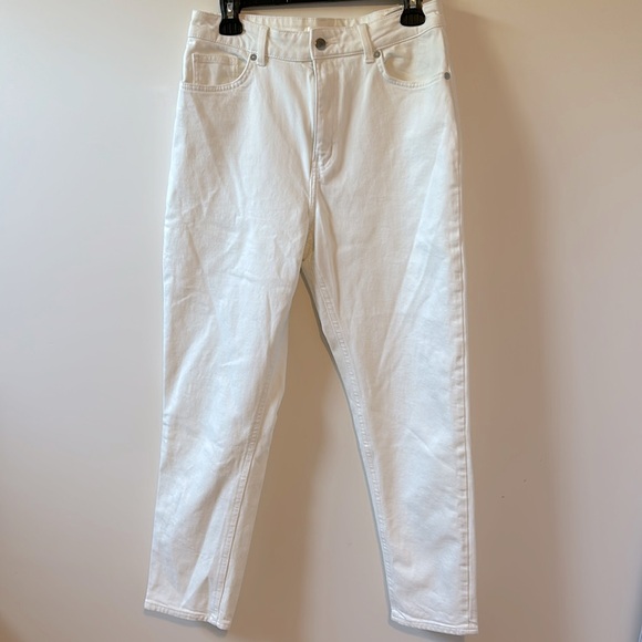 H&M White High-waisted Jeans - Picture 1 of 6